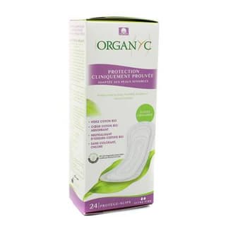 Organyc Protège slip fuite urinaire ultra fin, 24 unités
