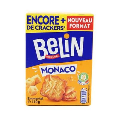 Belin Crackers Monaco Emmental, 110g