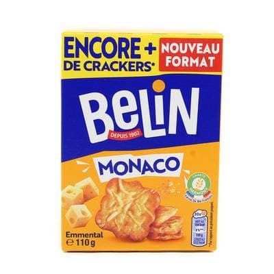 Belin Crackers Monaco Emmental, 110g
