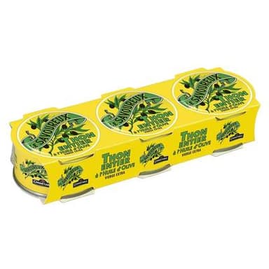 Le Savoureux Thon à l'Huile d'Olive, 3x80g