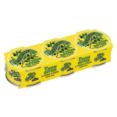 Le Savoureux Thon à l'Huile d'Olive, 3x80g