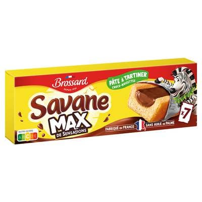 Savane Max pâte à tartiner choco noisette x7, 175g