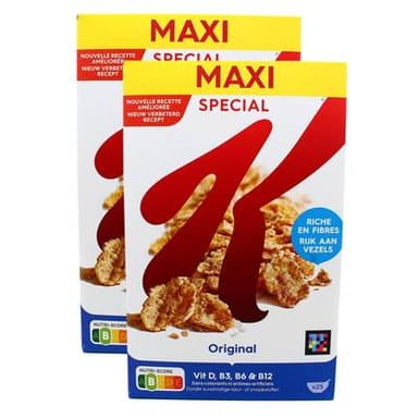 Kellogg's Céréales Special K Nature, Lot de 2x750g