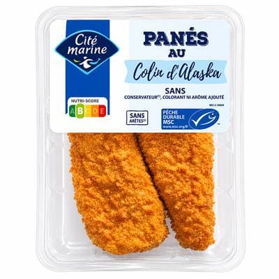 Cité Marine Filet de Colin Pané, 200g