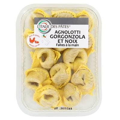 L'Italie des Pâtes Agnolotti au gorgonzola et aux noix, 250g