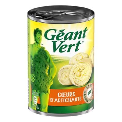 Géant Vert Coeurs d'artichauts, 240g