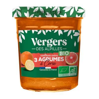 Vergers des Alpilles - Confiture Extra 3 Agrumes de Corse Bio 