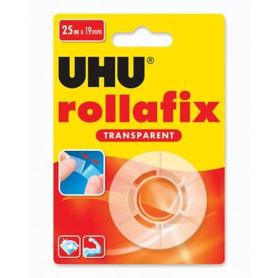 Uhu Recharge adhésif transparent, Dimensions  25 m x 19 mm