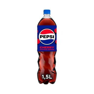 Pepsi Soda zéro saveur cerise, 1,5L