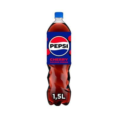 Pepsi Soda zéro saveur cerise, 1,5L