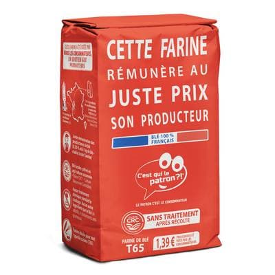 C'est qui le Patron Farine de Blé Blanche T65, 1kg