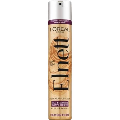 Elnett Laque Eclat et Souplesse à la Céramide Fixation Forte, 300ml