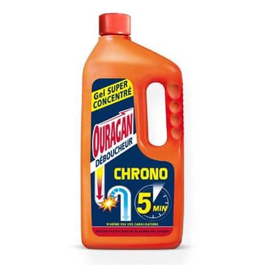 Ouragan Gel déboucheur chrono 5mn, 1L