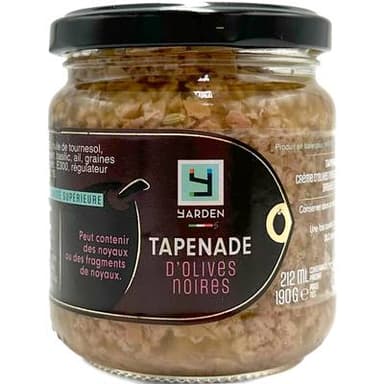 Yarden Tapenade d'olives noires, 190g