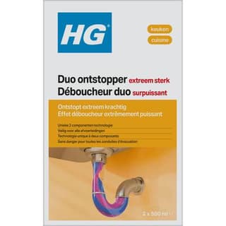 HG Déboucheur duo, 2 x 500ml