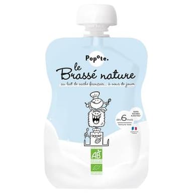 Popote Brassé Nature Gourde Bébé Bio Dès 6 mois, 100g