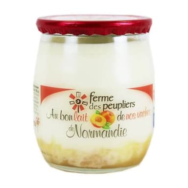 La Ferme Des Peupliers Yaourt Entier sur lit de Pêche, 125g