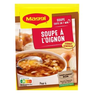 Maggi Soupe à l'Oignon déshydratée en sachet pour 4, 61g