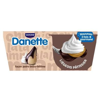 Danette Liégeois façon Belle Hélène, 4x90g