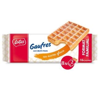 Lotus Gaufres avec Sucre glace, 310g