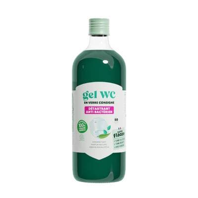 Super Flacon Gel WC, Recharge en verre 1L