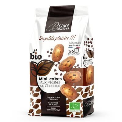 Cake Besacier - 6 Mini Cakes aux Pépites de Choco Bio