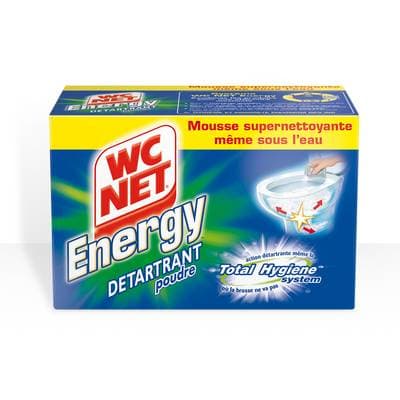 WC net Détartrant wc en poudre active energy, 6 sachets