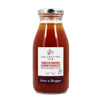Nectars de Bourgogne Pur Jus de Tomate de Provence au Piment d'Espelette, 25cl