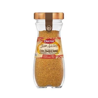 Ducros Mélange à la Colombienne - Viandes et Féculents - Juan Arbelaez, 59g