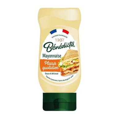 Bénédicta Mayonnaise Douce et Délicieuse flacon souple, 400g