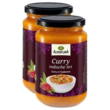 Alnatura Sauce Curry Indien Bio, Lot de 2x325g