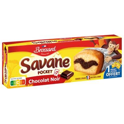 Savane - Pocket chocolat noir x7