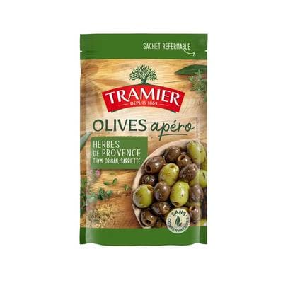 Tramier Olives Apéro aux Herbes de Provence en sachet, 320g