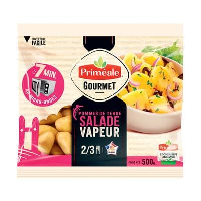 Priméale Pomme de Terre Salade Micro-Ondable, Sachet de 500 g