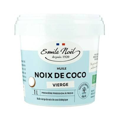 Emile Noël Huile vierge de Noix de Coco Bio, 1L
