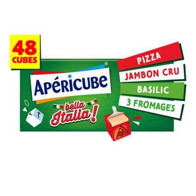 Apéricube Minis Fromages Bella Italia, 48 cubes - 125g