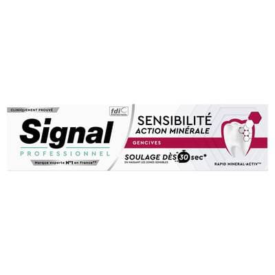 Signal Dentifrice Sensibilité Action Minérale Gencives, 75ml