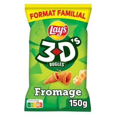 Lay's Biscuits apéritifs goût fromage 3D, 150g