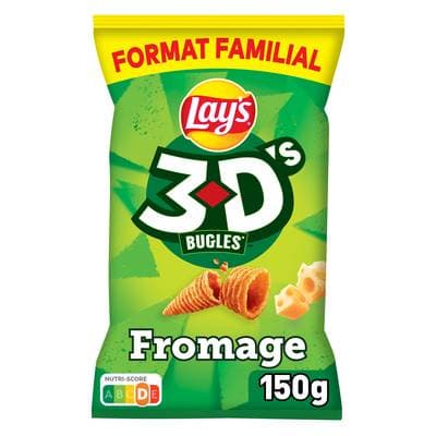 Lay's Biscuits apéritifs goût fromage 3D, 150g