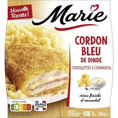 Marie Cordon Bleu Coquillettes au Fromage, 280g