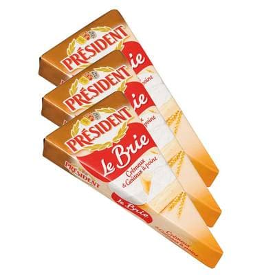 Président Pointe de Brie, Lot de 3x200g