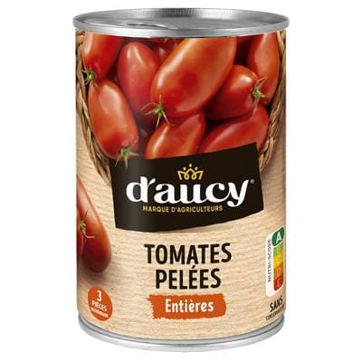 D'aucy Tomates pelées entières, 476g