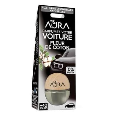 Aura Diffuseur pour voiture fleur de coton, 5ml