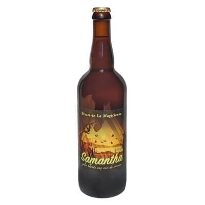 Brasserie La Magicienne Bière Blonde 5° Samantha, 75cl