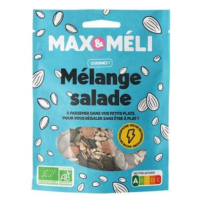 Max et Méli Mélange salade graine bio, 125g