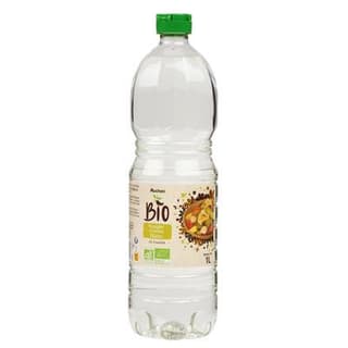 Auchan BIO Vinaigre d'Alcool blanc Bio 6% d'Acidité, 1L