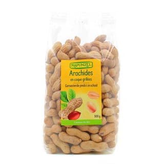 Rapunzel Cacahuètes bio en coque, 500g
