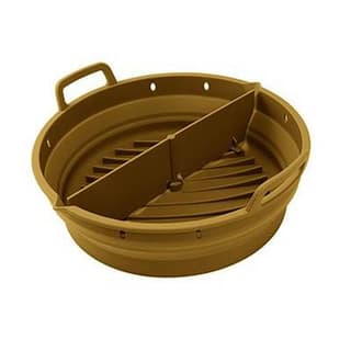 Point virgule Moule airfryer pliable en silicone Cumin, 15x15x9 cm