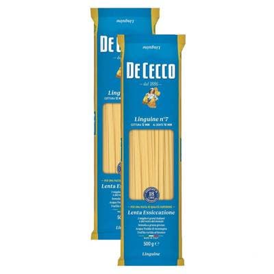De Cecco Pâtes Linguine N°7 Premium, Lot de 2x500g