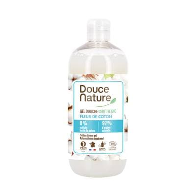 Douce Nature Gel Douche Fleur de Coton Cosmébio, 500ml